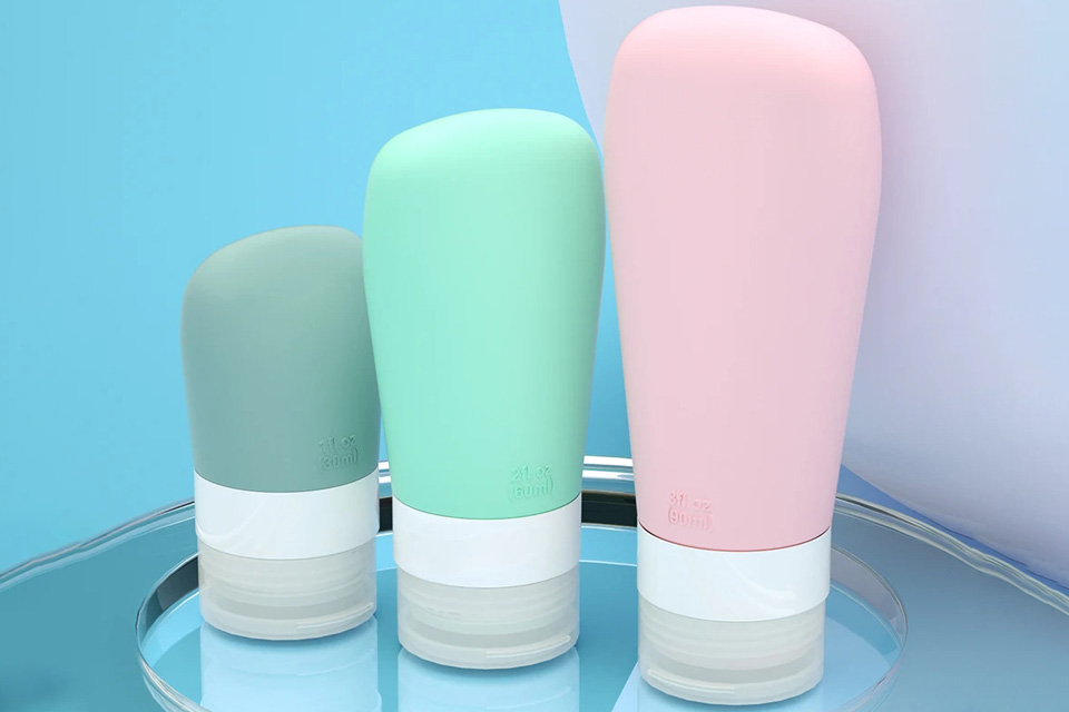 Botellas de viaje de silicona